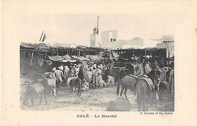 CPA MAROC SALé  Le bac à vapeur animation Edit IMP ca1921 