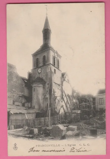95 - FRANCONVILLE - L'Eglise (Avant 1903)