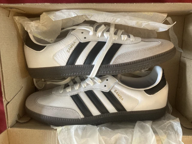 adidas samba og cloud white & core black shoes