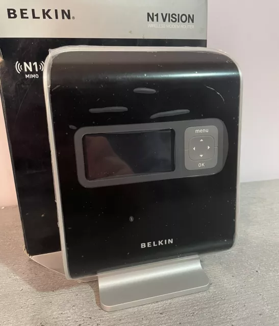 Belkin N1 Vision ADSL Modem Wireless MIMO Router WiFi 300Mbps LCD display speed