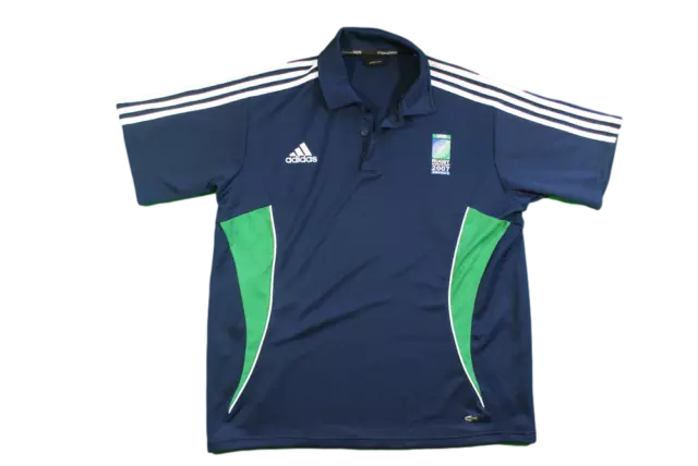 Polo rugby rétro Irlande Coupe du Monde 2007 Adidas