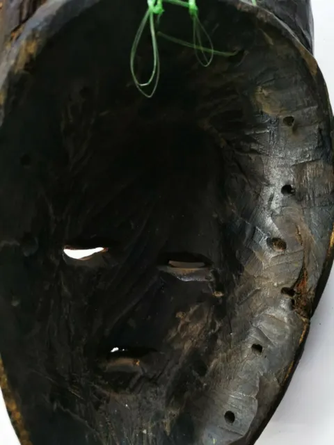 Old Antique Wooden Fine Punu Shaman Mask from Gabon Tribal Art African Rare 27cm 9