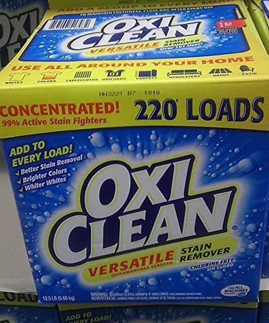 Oxiclean Versatile Stain Remover More Concentrated Makes 220 Loads - 12.5 Pounds