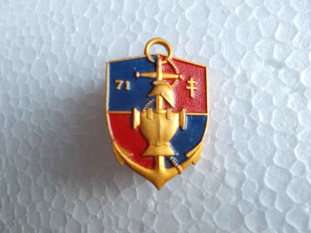 Insigne Patriotique Français - ALU Peint - Augis Lyon - Époque 1940/44 - Variante