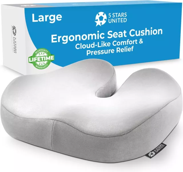 Seat Cushion for Office Chair - Tailbone Pressure Relief Cushion - Coccyx,