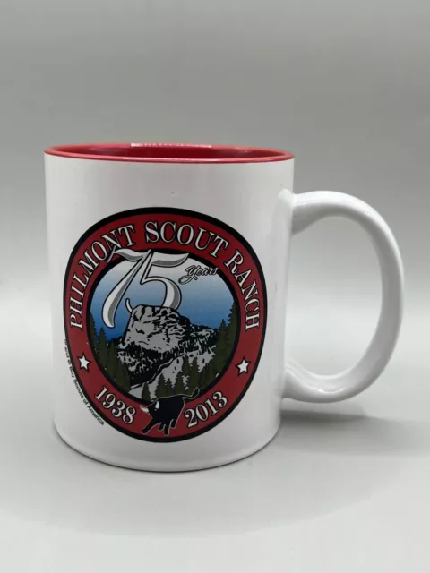 1938 - 2013 BSA Philmont Scout Ranch 75 Years Anniversary Coffee Mug Cup STAFF