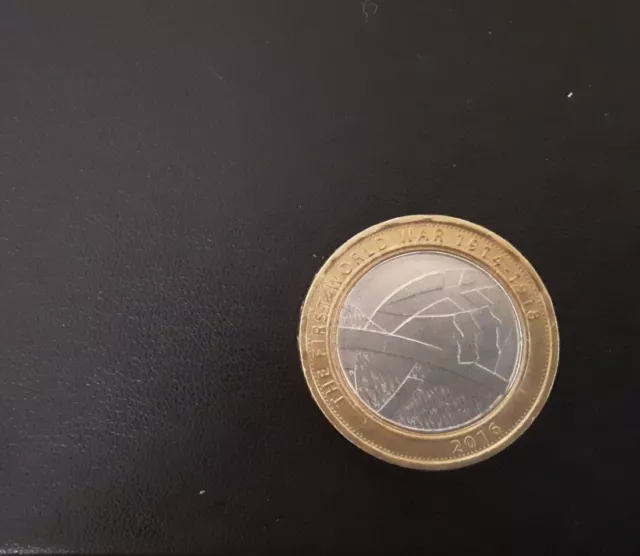 2016 World War Army Soulder to Shoulder Circulated £2 Coin
