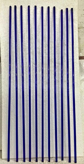 Vintage Antiguo Venition Azul Cristal Adhesivo Para Ventana/Puerta 91.4cm"/ , 11