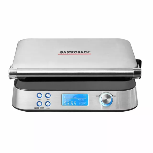 Gastroback 42424 Waffeleisen Advanced Control Belgische Waffeln LCD Display