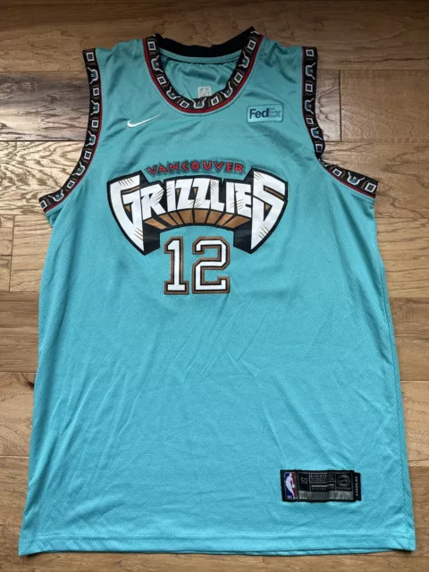 Nike Swingman Engineered NBA Vancouver Grizzlies Ja Morant basketball  jersey, 52