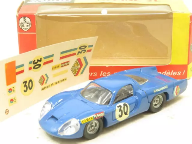 Solido Miniature 168 Alpin Renault 3L #30 Bleu 1.43 Echelle Emballé + Décalques