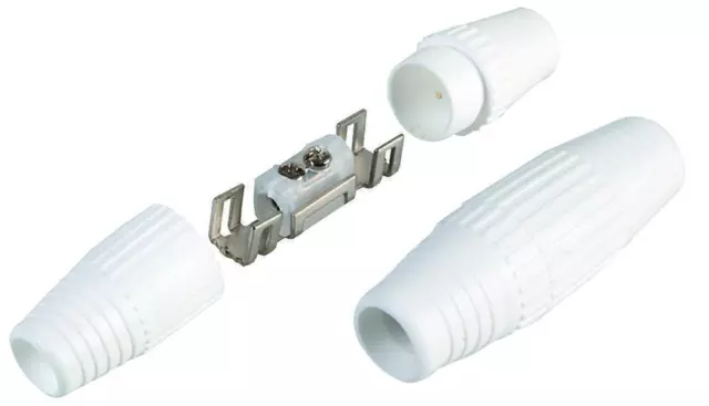Aerial TV Satellite Coax Cable Coaxial Line Coupler Sealed Screw Coupler/Joiner