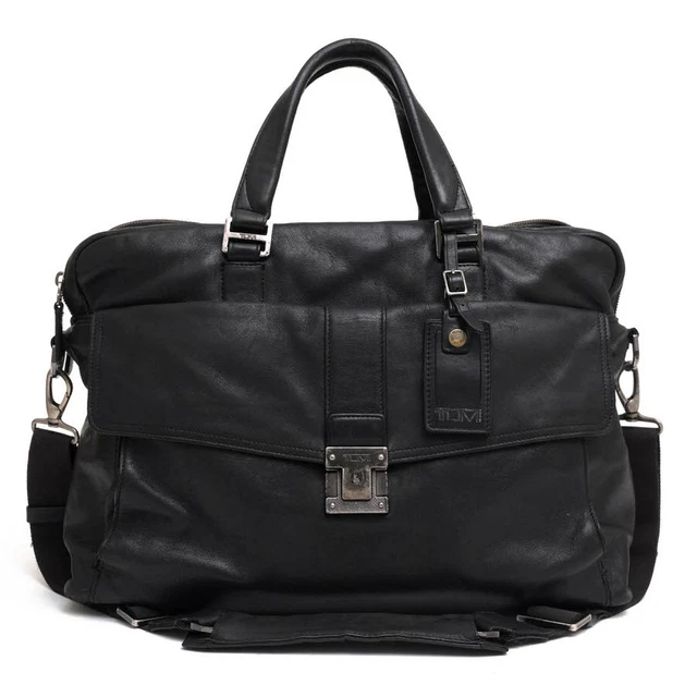 TUMI BUSINESS BAG 68530D BEACON HILL Vernon Brief Leather B4