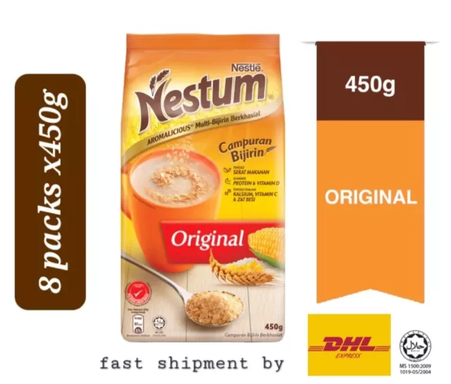 NESTUM NESTLE Nutritious Instant Cereal Drink Ori Flavor 30's 3-in