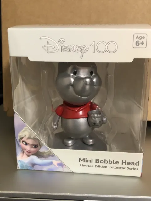 Disney 100 Winnie The Pooh Mini Bobble Head Limited Edition Collector Series