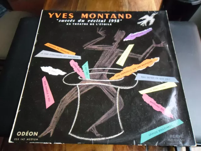 33 Tours / Lp--Yves Montand--Succes Du Recital 1958 - Theatre De L'etoile