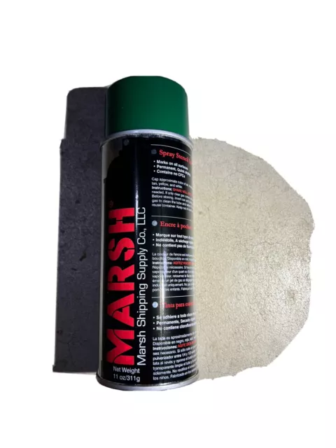 MARSH Spray Mark Over: Green Spray Ink 11oz Aerosol Spray Can SINGLE CAN