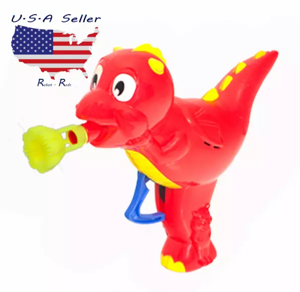 Plastic baby Dragon / Dinasaur Bubble Gun; Childrens' Toy, for Birthday Presents