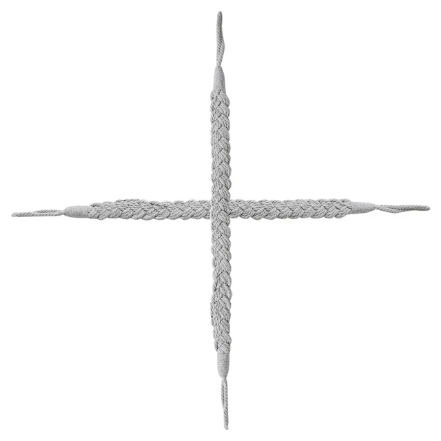 2pcs corde tissée rideau tieback salon de la fenêtre universelle rideau rideau