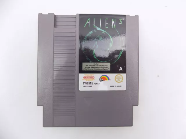 Boxed Nintendo Entertainment System NES  Alien 3 III - No Manual - Free Postage 2