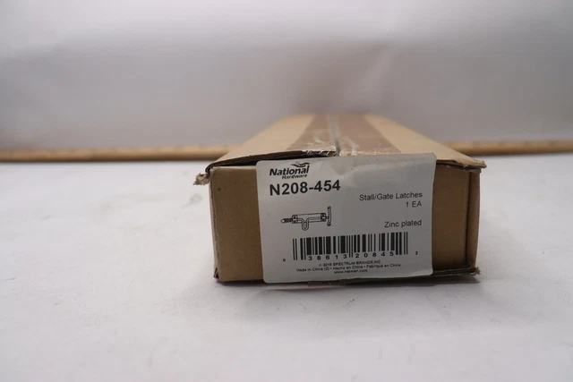 National Hardware Stall/Gate Latch Steel Zinc Plated N208-454