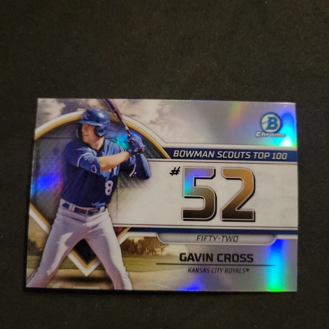 2023 Bowman Scouts Top 100 - Gavin Cross - Kansas City Royals