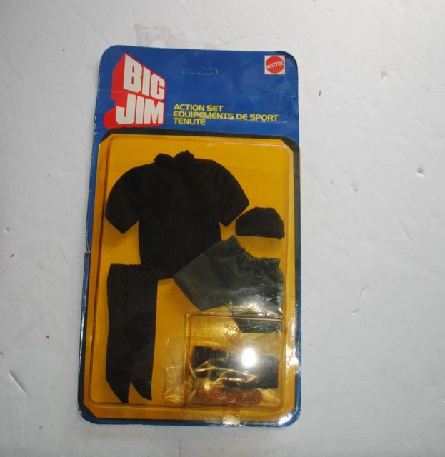Figurine Big Jim Mattel - Agent 004 Tenue Campeur - Collection Années 70-80