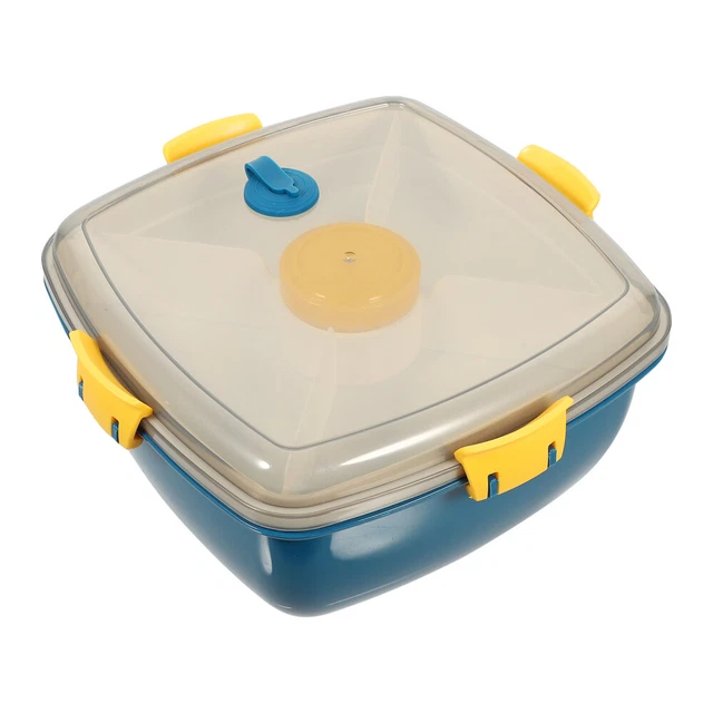 EGGIE8BOXX Contenitore Per Il Pranzo Viola - Lunch Box Portatile Per Scuola E Ufficio - 3