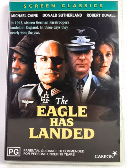 The Eagle Has Landed DVD - Region 4 Australia - Michael Caine 1977 War Movie
