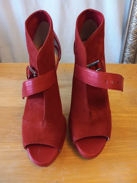 MICHAEL KORS ISABELLA Women Dress Tan Leather Pumps Mules Buckle