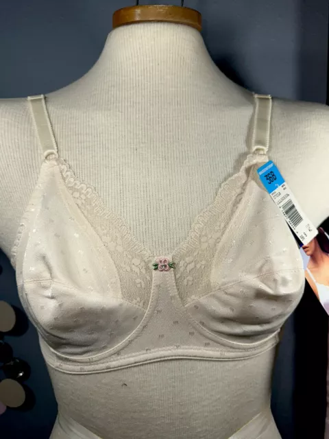 36B VTG PLAYTEX SUPPORT CAN BE BEAUTIFUL WIREFREE 70's WOMENS NYLON LACE  BRA $12.00 - PicClick