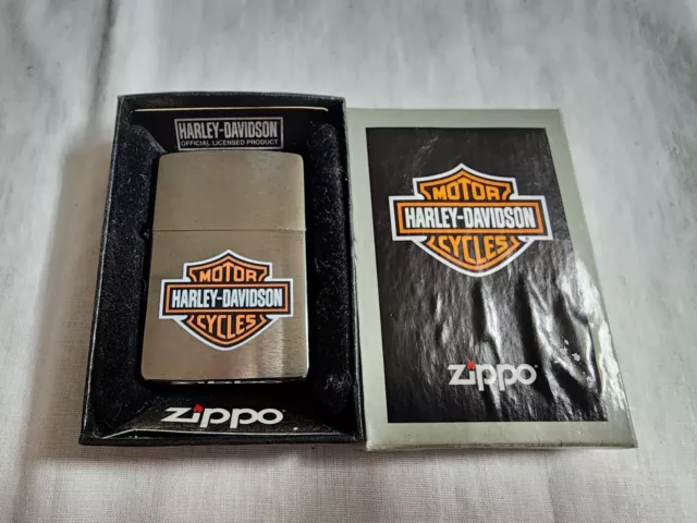 Zippo 2019 Lighter Harley Davidson With Box. NEW SEALED UNUSED. RARE