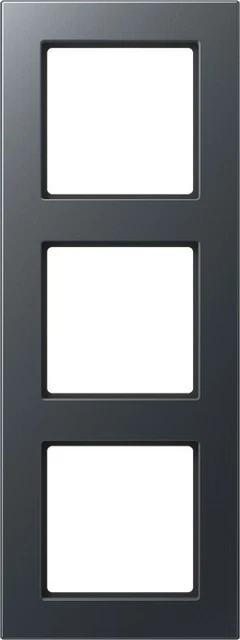 Telaio Jung 3x A 5583 BF ANM IP44 telaio di copertura antracite diaframma telaio di copertura