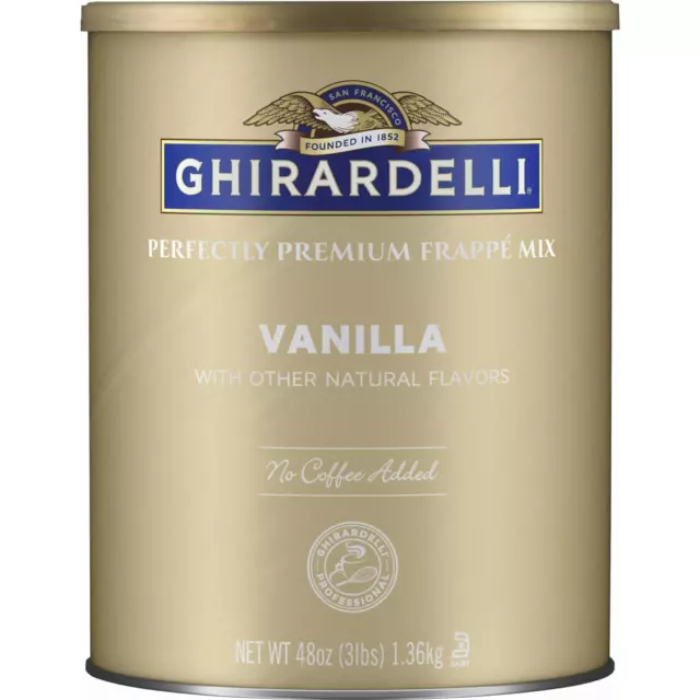 Ghirardelli Chocolate Company Vanilla Frappé Mix, 3 lb