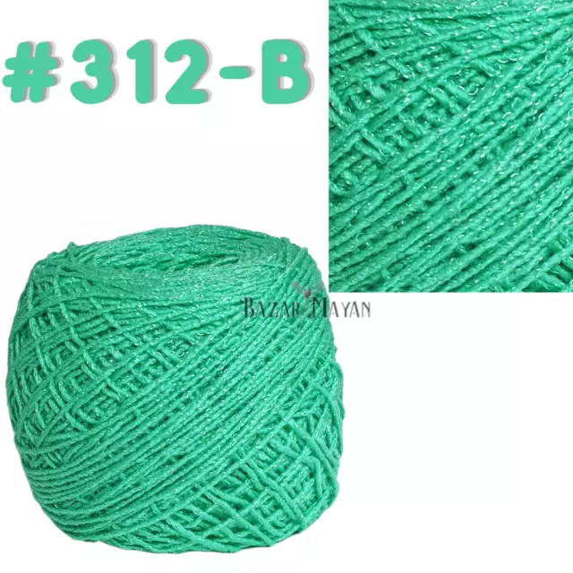 Green 100g Brisa Crochet Mexican Yarn Thread - Hilo Estambre Brisa Para  Tejer #0