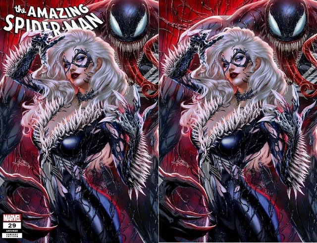 AMAZING SPIDERMAN 29 ARIEL DIAZ VIRGIN VARIANT SET NM+ VENOMIZED 2023 Carnivore