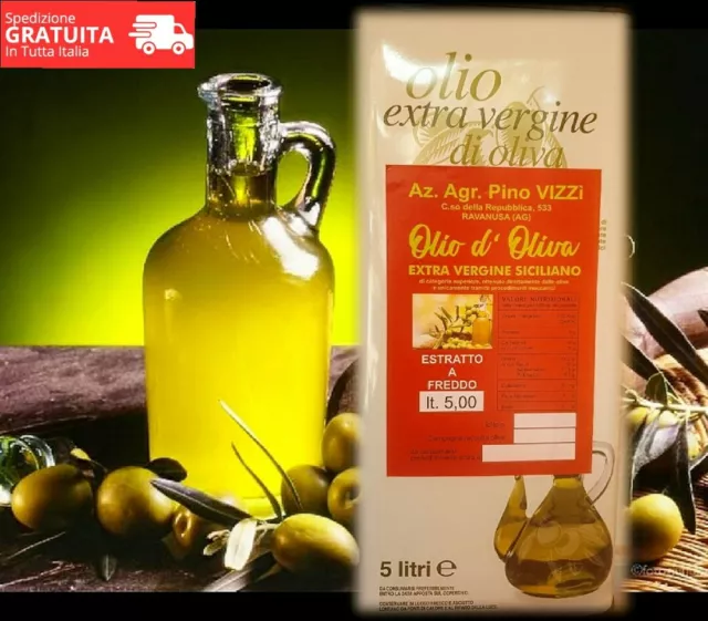 Olio Extravergine D'oliva 10 Litri.  Macinato 20 Ottobre 2022 . Prima Scelta!