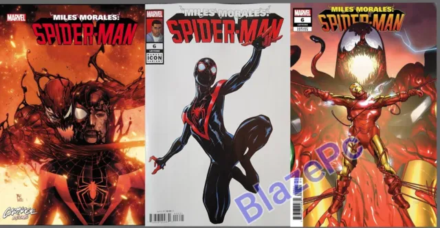 Miles Morales Spider-Man #6 Cover A B C Variant Set Options Marvel 2023 NM