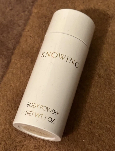 Mini Talco De Viaje Estee Lauder Knowing 1 Oz - ¡Raro!
