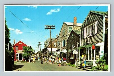 Cape Ann, Rockport, Bearskin Neck, Village Shops, Massachusetts Vintage Postcard
