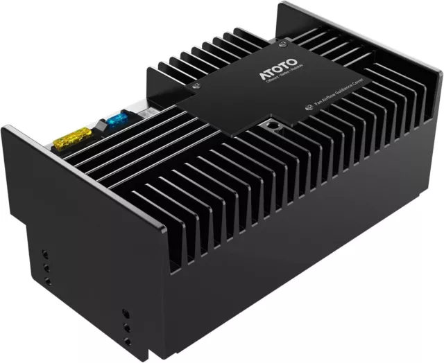 ATOTO CA-AEC02 Car Audio Amplifier, 4 Channel, Class A/B, 392 Watts Max Power, 4