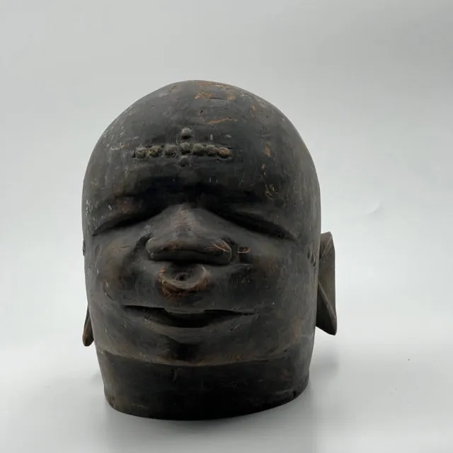 Makonde Lipiko Helmet Mask 10″ – Tanzania – African Art