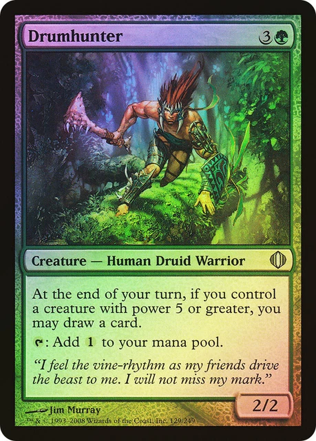 Sacellum Godspeaker 1x FOIL ALA MTG Shards of Alara Rare MINT green Sacellum Godspeaker 1x FOIL ALA MTG Shards of Alara Rare MINT green