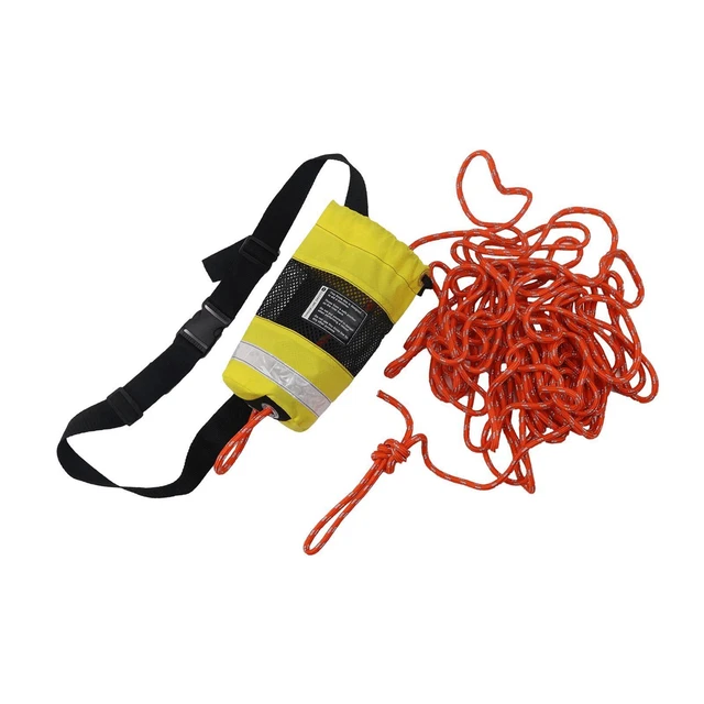 Portable Rope Throw Bag Floating Throwing Line for Boating, Swimming, Yacht
