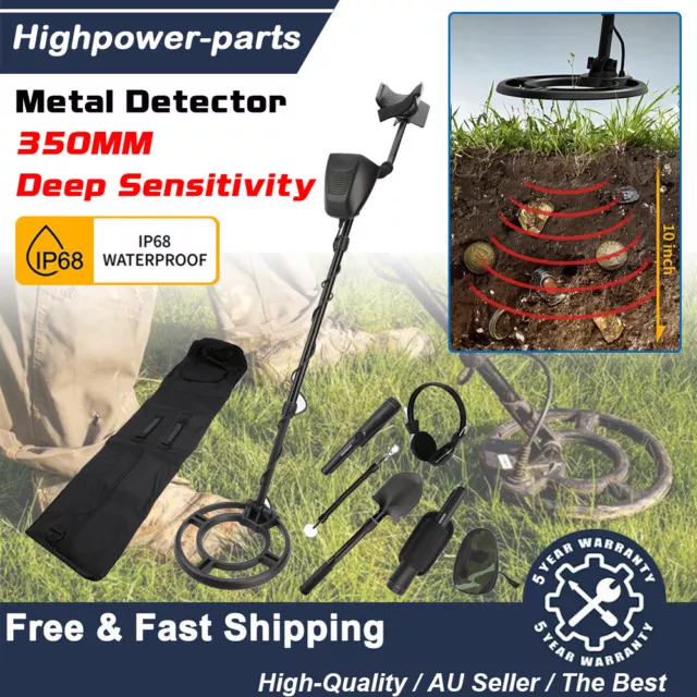 350MM Deep Sensitive Metal Detector LCD Display Treasure Hunter Gold Digger AU