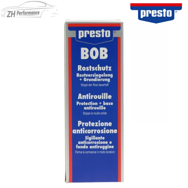 presto BOB Rostschutz 2K Rostversiegelung und Grundierung Rost Schutz 2x 100ml