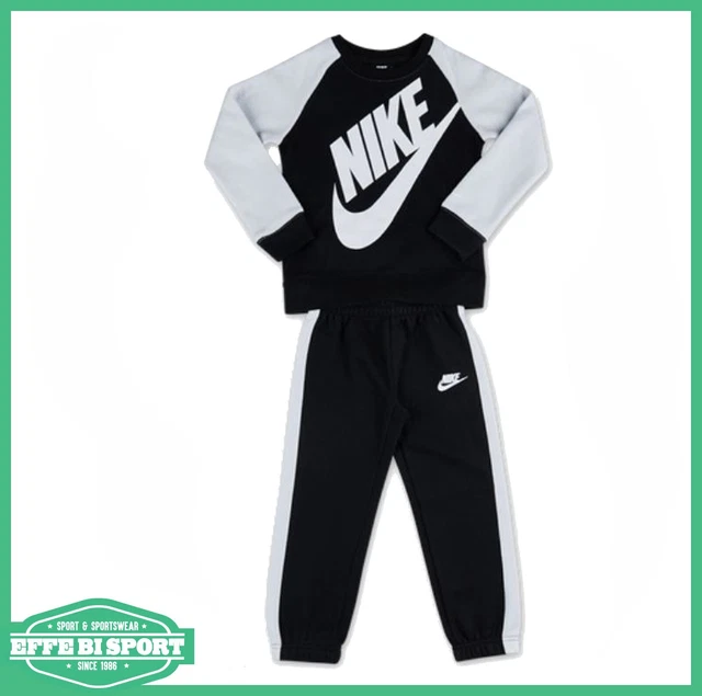 Tuta invernale Nike Sportswear bambino felpa girocollo e pantalone junior casual