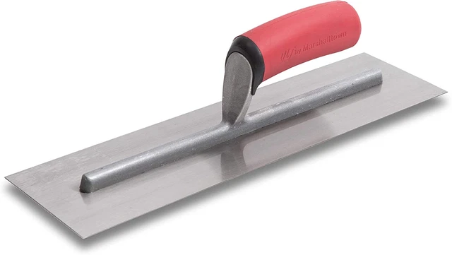 Concrete Finishing Trowel 14 X 4" with Soft Grip Handle