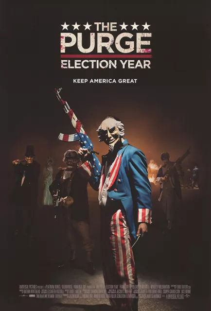 Purge Election Year - original DS movie poster - 27x40 D/S Final
