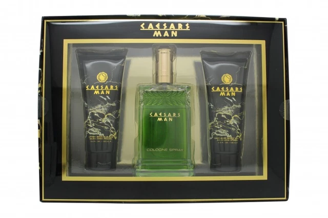 Caesars Man Gift Set 100Ml Cologne + 100Ml Hair & Body Wash + 100Ml A/S Balm